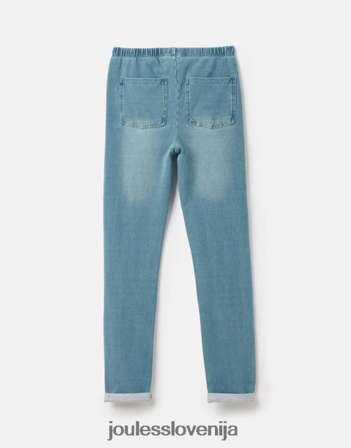 Joules oblačila dekleta minnie jersey denim pajkice 2-12 let NFBJ4H301 denim