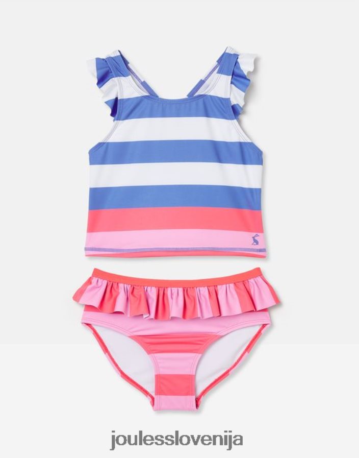 Joules oblačila dekleta laurielle tankini 2-12 let NFBJ4H296 več črt