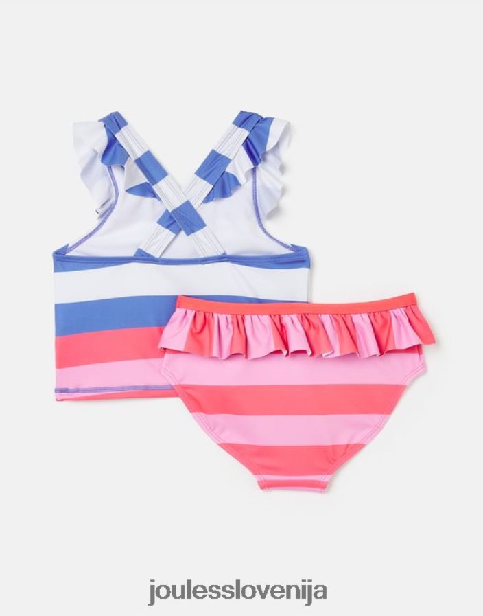 Joules oblačila dekleta laurielle tankini 2-12 let NFBJ4H296 več črt