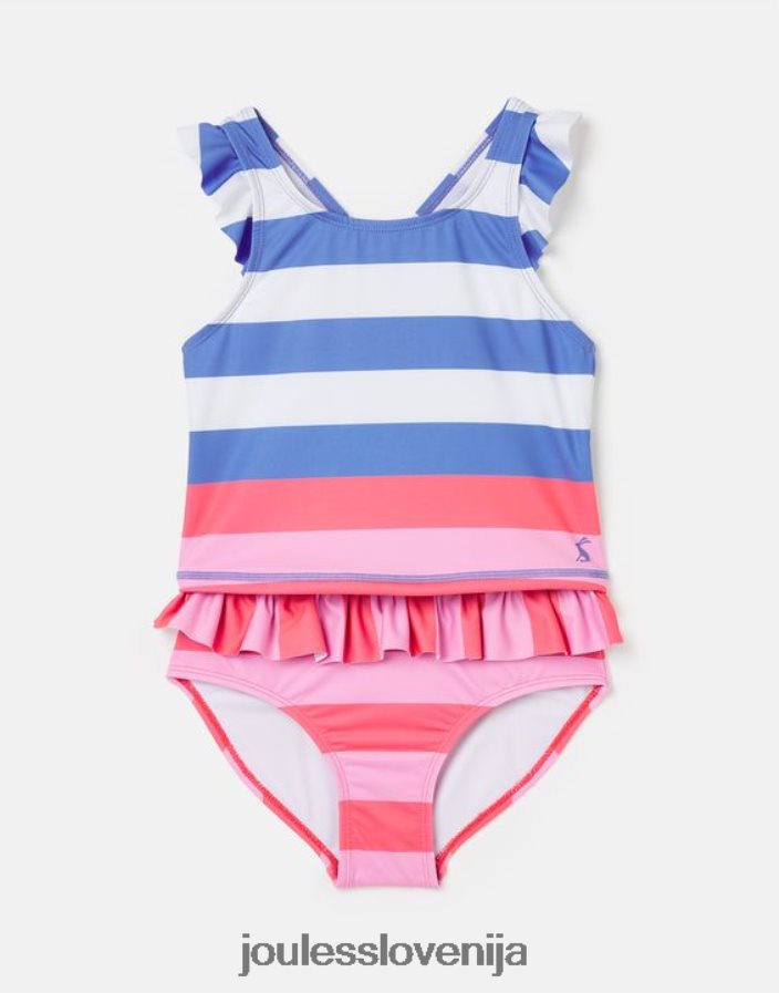 Joules oblačila dekleta laurielle tankini 2-12 let NFBJ4H296 več črt