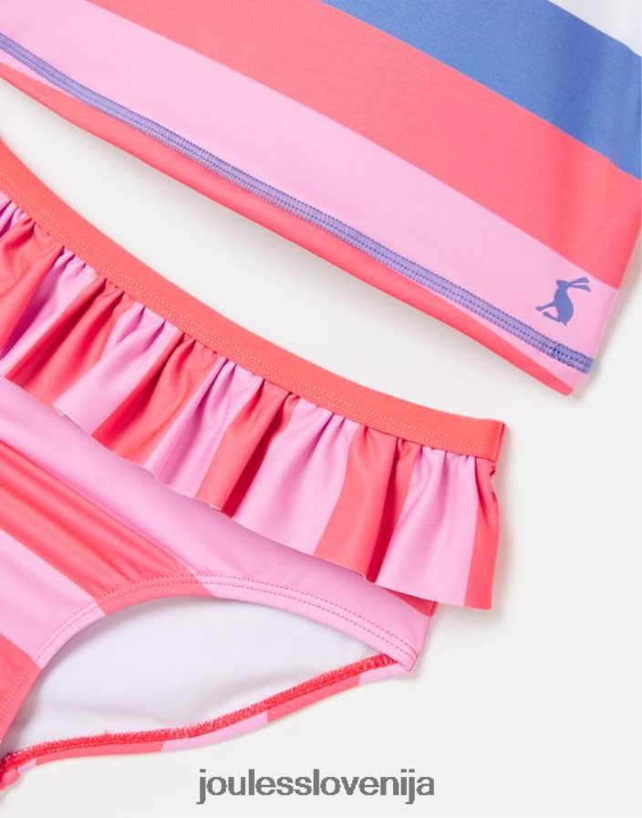 Joules oblačila dekleta laurielle tankini 2-12 let NFBJ4H296 več črt