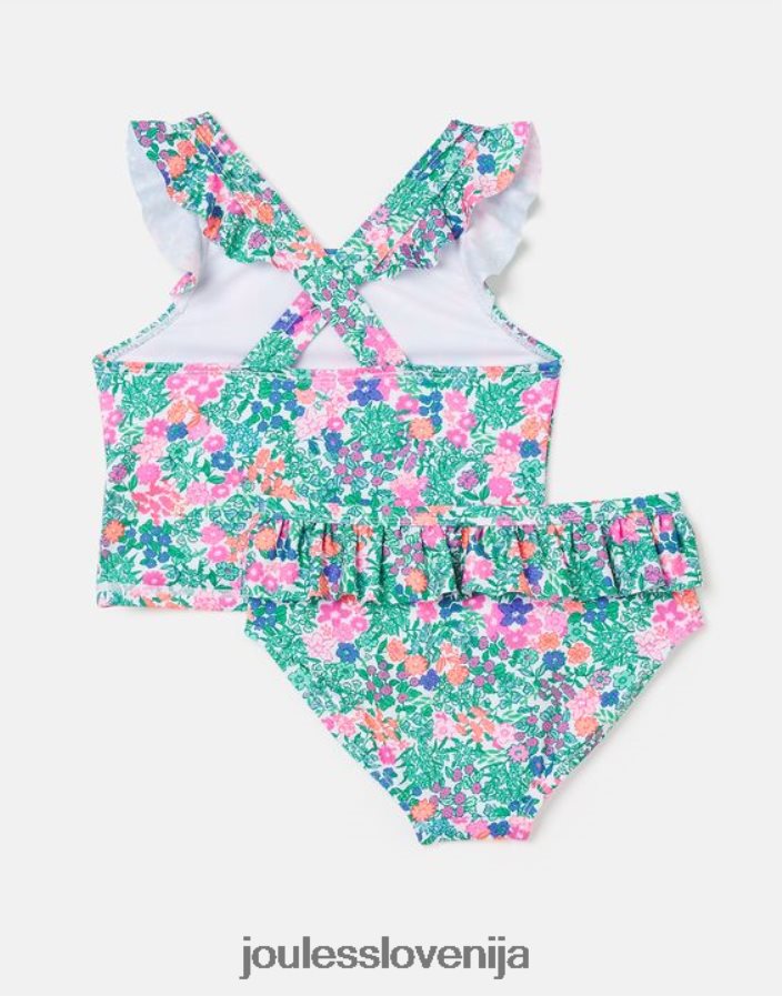 Joules oblačila dekleta laurielle tankini 2-12 let NFBJ4H312 multi ditsy