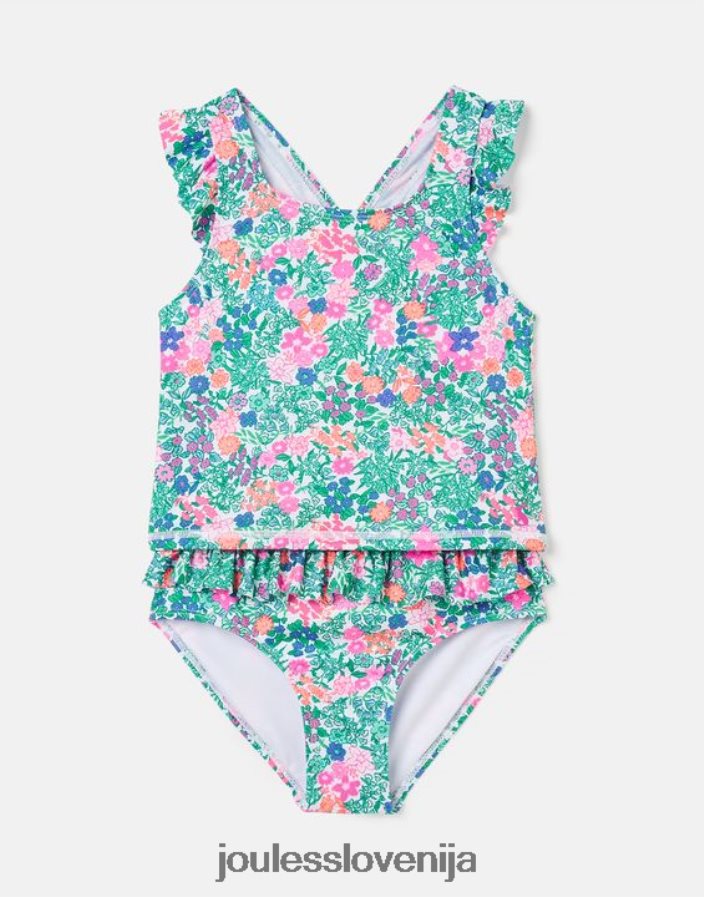 Joules oblačila dekleta laurielle tankini 2-12 let NFBJ4H312 multi ditsy