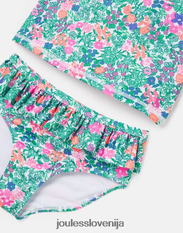 Joules oblačila dekleta laurielle tankini 2-12 let NFBJ4H312 multi ditsy