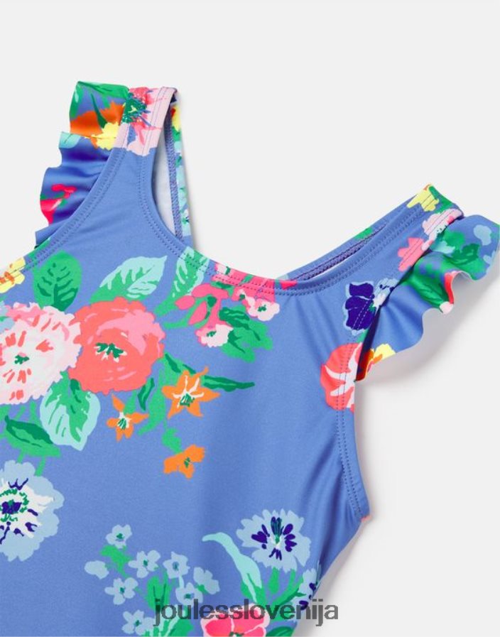 Joules oblačila dekleta laurielle tankini 2-12 let NFBJ4H319 modro cvetlično