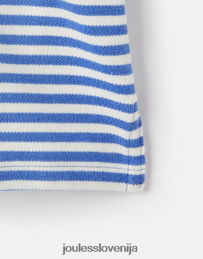 Joules oblačila dekleta polo majica s črtami morgan 2-12 let NFBJ4H255 modra več črta