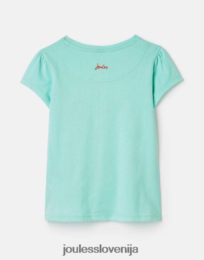 Joules oblačila dekleta pixie sitotisk majica 2-12 let NFBJ4H261 modre počitnice