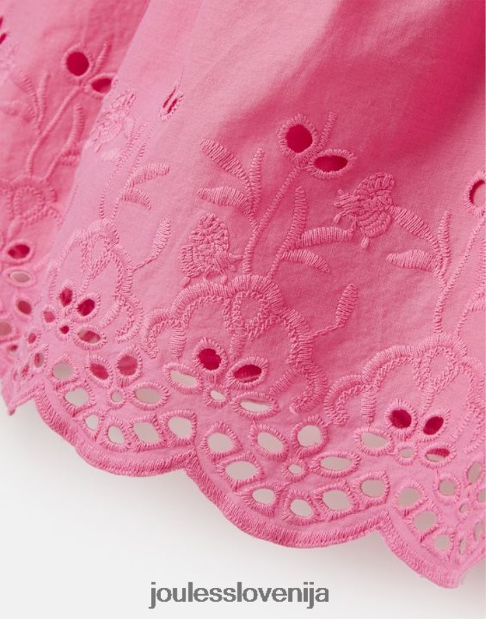 Joules oblačila dekleta kiki večplastna midi obleka 2-12 let NFBJ4H294 aurora roza