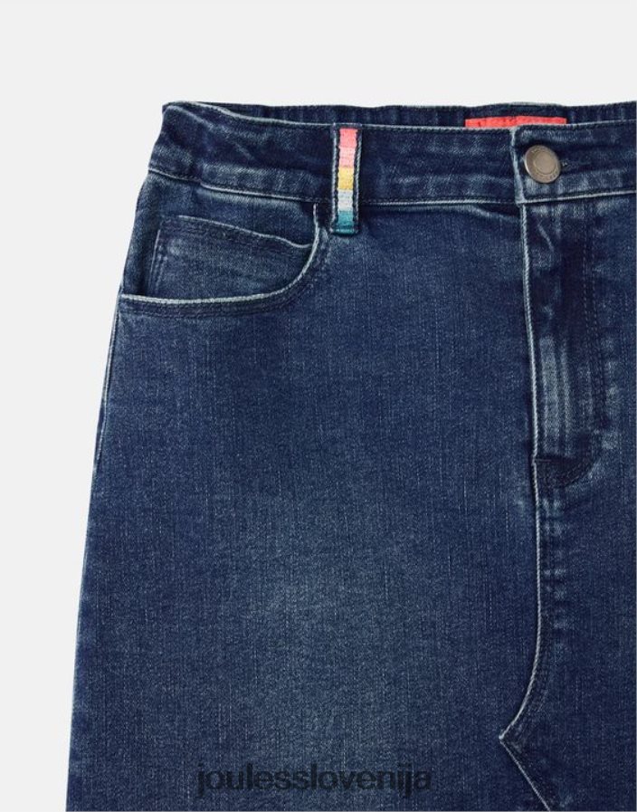 Joules oblačila dekleta hollis krilo iz jeansa s 5 žepi 1-12 let NFBJ4H292 denim