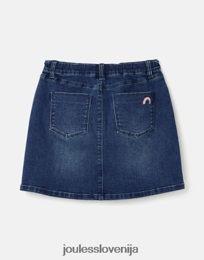 Joules oblačila dekleta hollis krilo iz jeansa s 5 žepi 1-12 let NFBJ4H292 denim