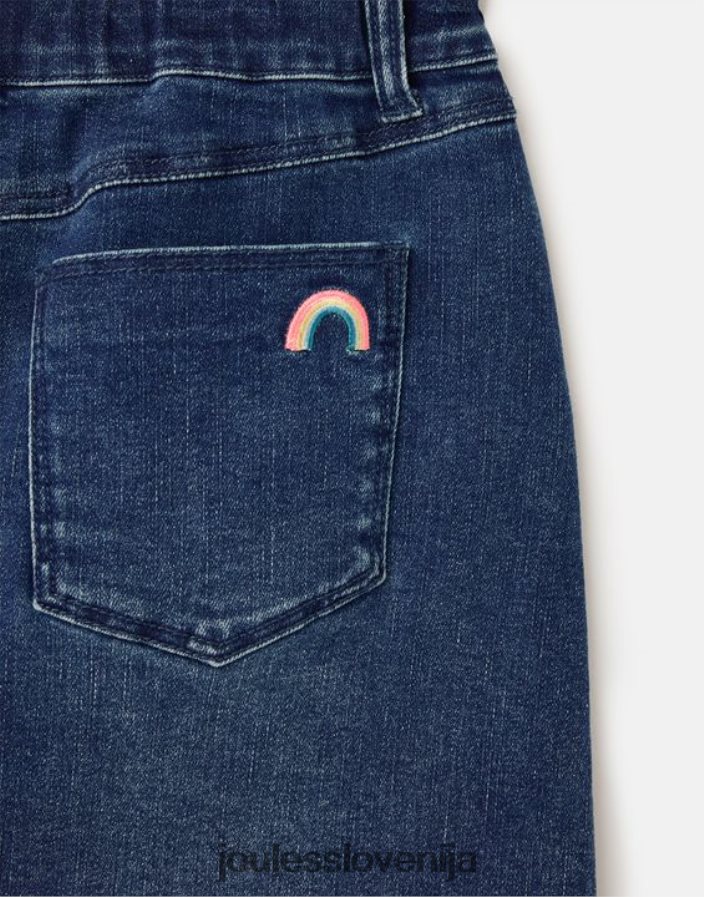 Joules oblačila dekleta hollis krilo iz jeansa s 5 žepi 1-12 let NFBJ4H292 denim