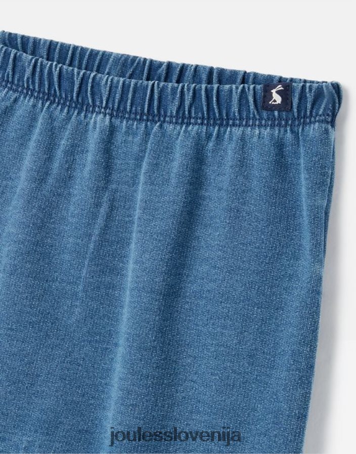 Joules oblačila dojenčki Grove denim brezšivne hlače 0-24 mesecev NFBJ4H441 denim