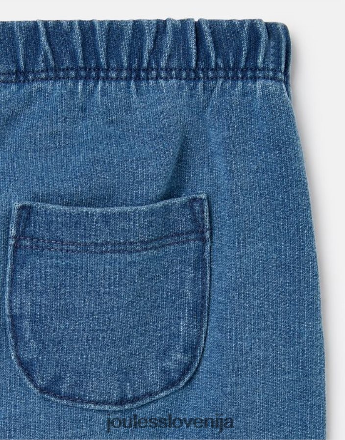 Joules oblačila dojenčki Grove denim brezšivne hlače 0-24 mesecev NFBJ4H441 denim