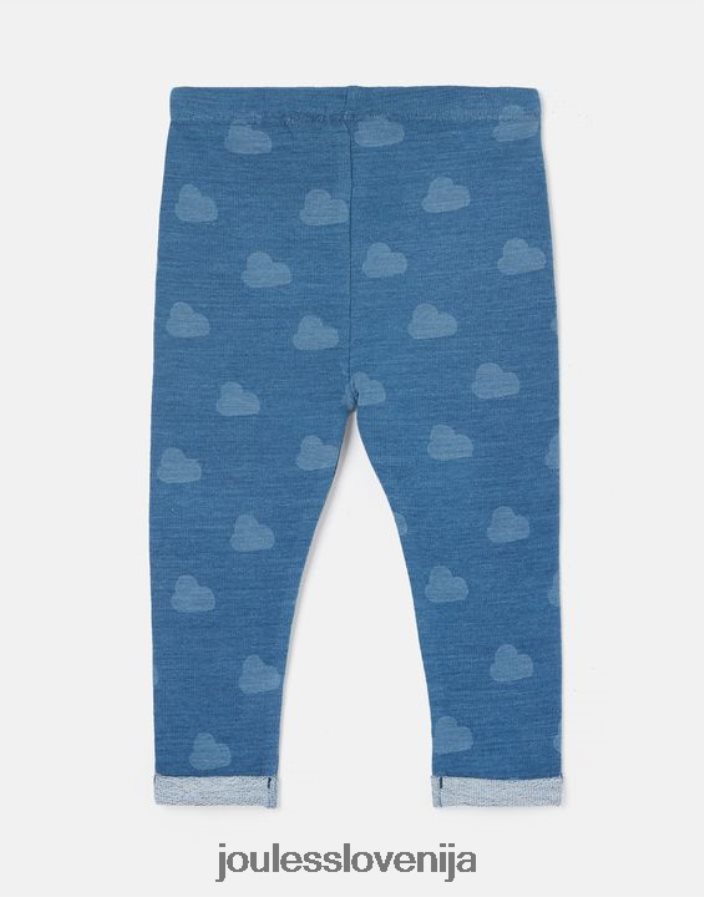 Joules oblačila dojenčki denim pajkice s potiskom minnie 0-3 leta NFBJ4H419 denim oblak