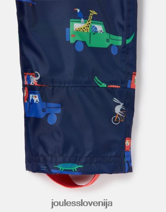 Joules oblačila dojenčki puddle nepremočljiva obleka 3 mesece-3 leta NFBJ4H440 mornariški safari