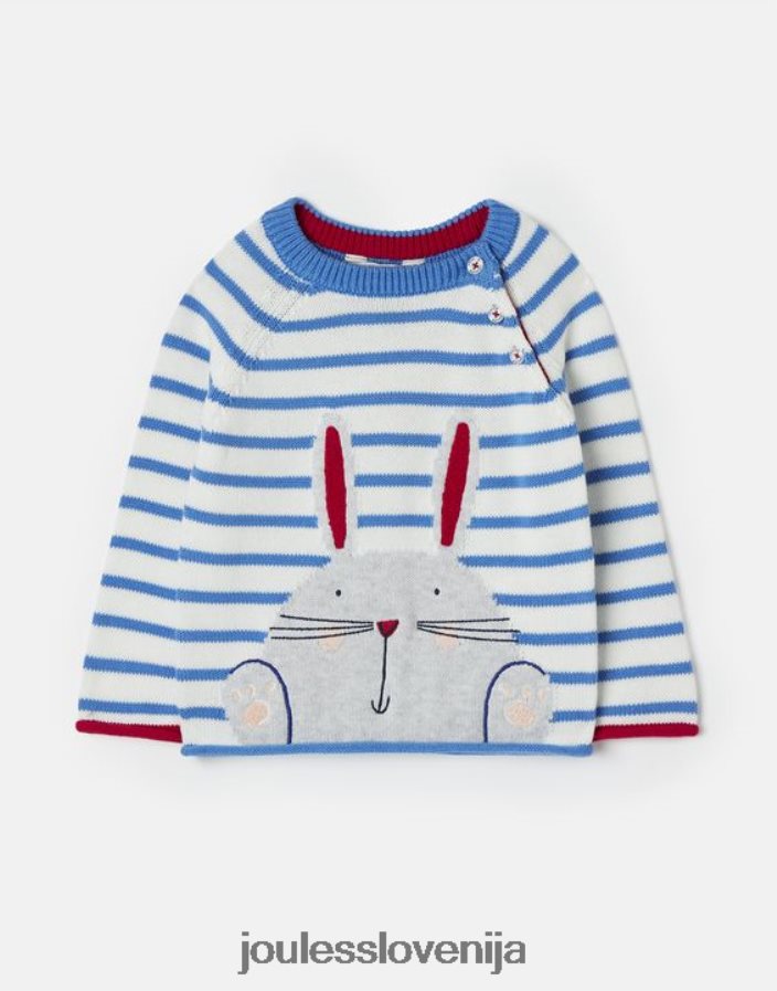 Joules oblačila dojenčki winnie intarzija pulover 0-3 leta NFBJ4H411 zajčji trak