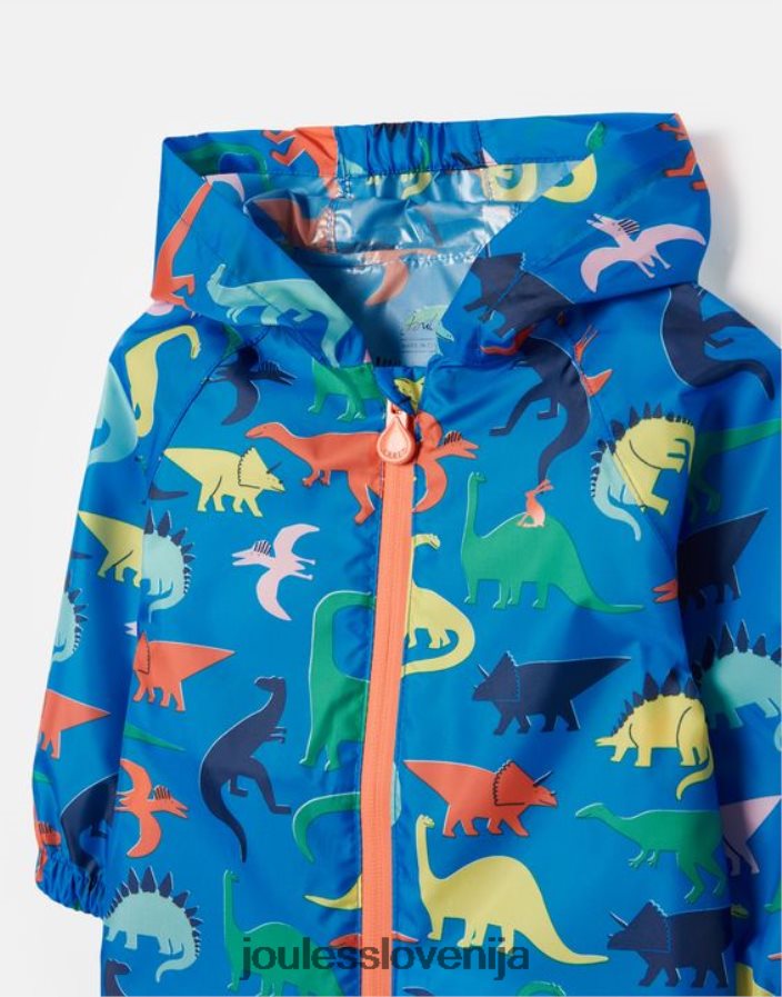 Joules oblačila fantje Puddle nepremočljiva reciklirana puddlesuit 1-3 leta NFBJ4H439 dino modra