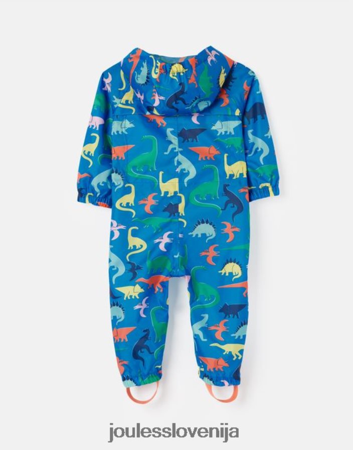 Joules oblačila fantje Puddle nepremočljiva reciklirana puddlesuit 1-3 leta NFBJ4H439 dino modra