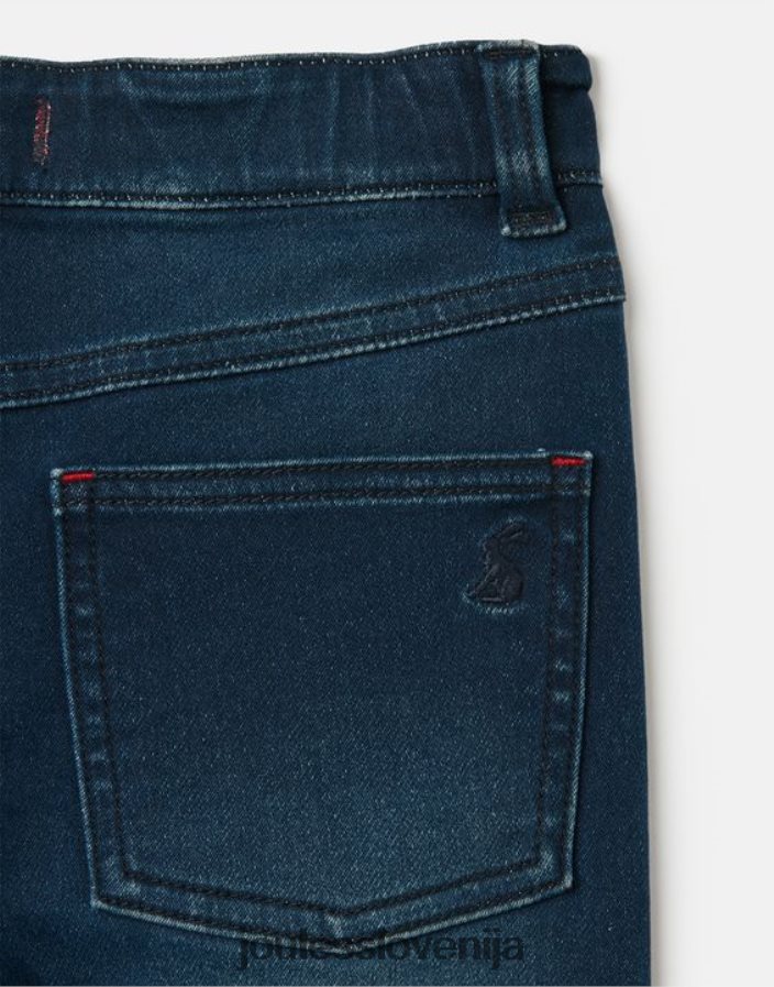 Joules oblačila fantje Brandon jersey denim kratke hlače 2-12 let NFBJ4H370 srednje modra