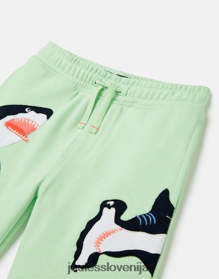 Joules oblačila fantje hamden novelty kratke hlače 2-8 let NFBJ4H351 svetlo zeleni morski psi