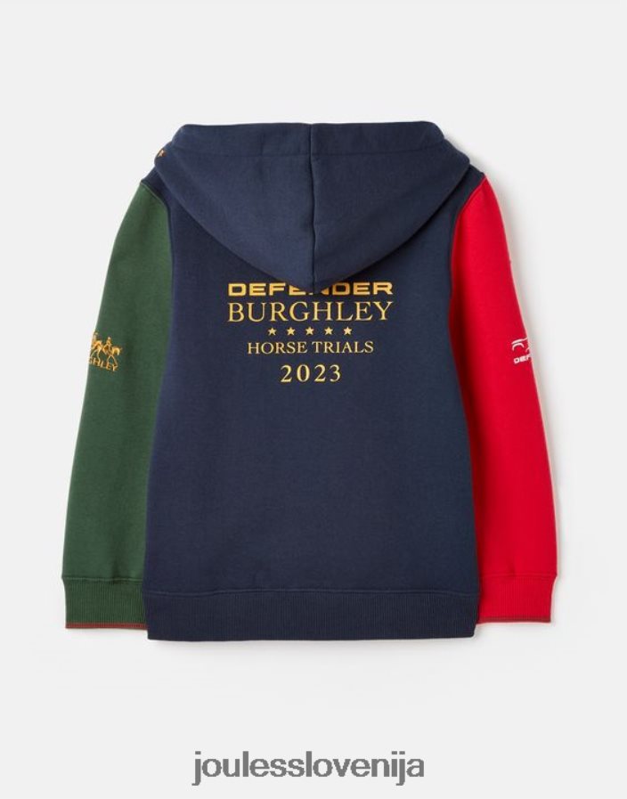 Joules oblačila fantje unisex pulover s kapuco burghley 2-12 let NFBJ4H316 francoska mornarica
