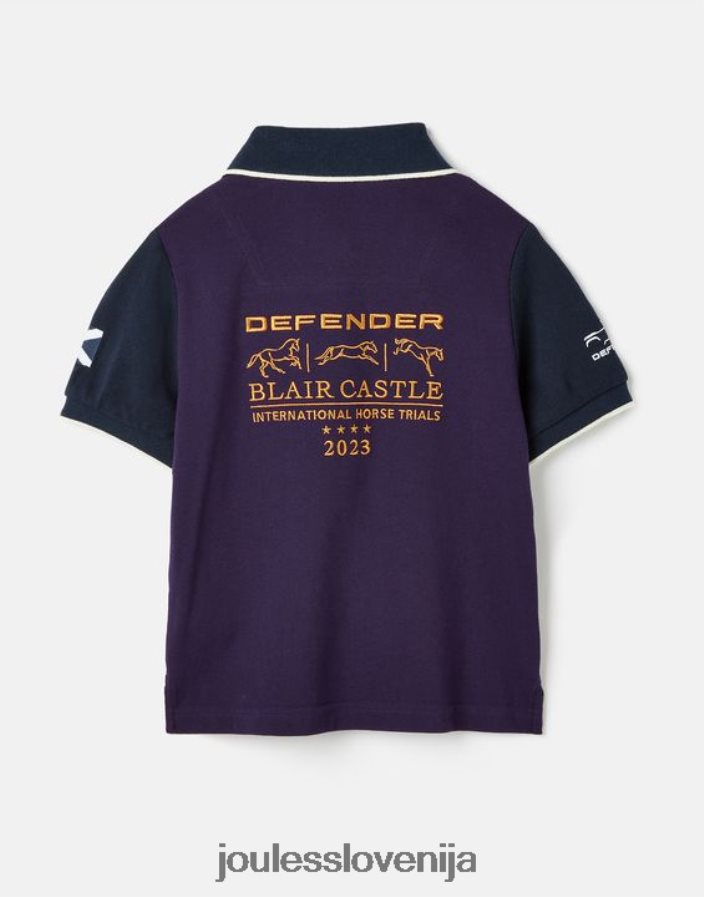 Joules oblačila fantje blair polo majica 2-12 let NFBJ4H376 francoska mornarica
