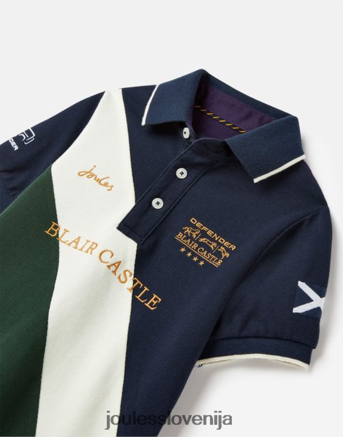 Joules oblačila fantje blair polo majica 2-12 let NFBJ4H376 francoska mornarica