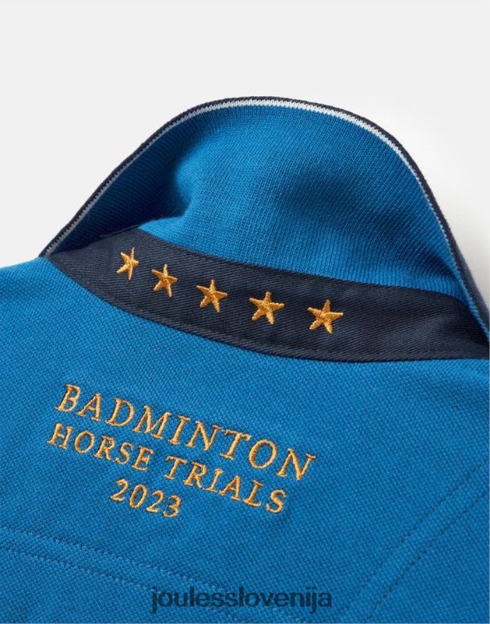 Joules oblačila fantje otroška unisex polo majica za badminton 2-12 let NFBJ4H345 modra