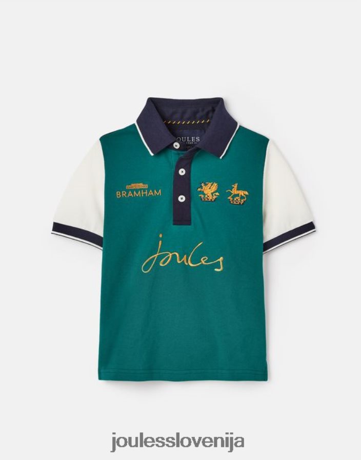 Joules oblačila fantje otroški unisex bramham polo 2-12 let NFBJ4H84 pacifik