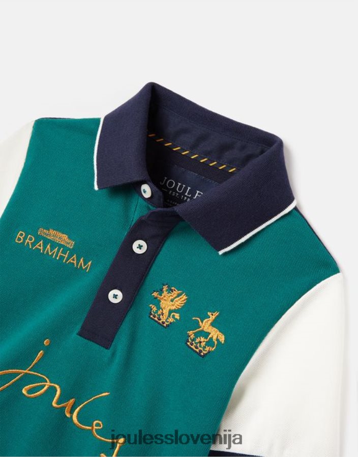 Joules oblačila fantje otroški unisex bramham polo 2-12 let NFBJ4H84 pacifik