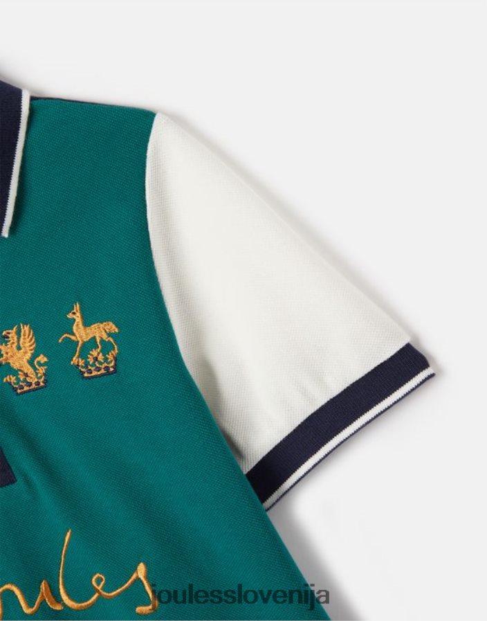 Joules oblačila fantje otroški unisex bramham polo 2-12 let NFBJ4H84 pacifik