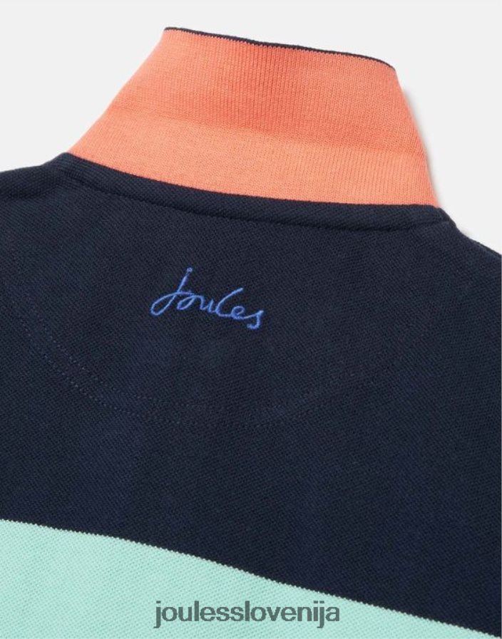 Joules oblačila fantje polo majica s črtami iz lesa 2-12 let NFBJ4H385 modra več črta