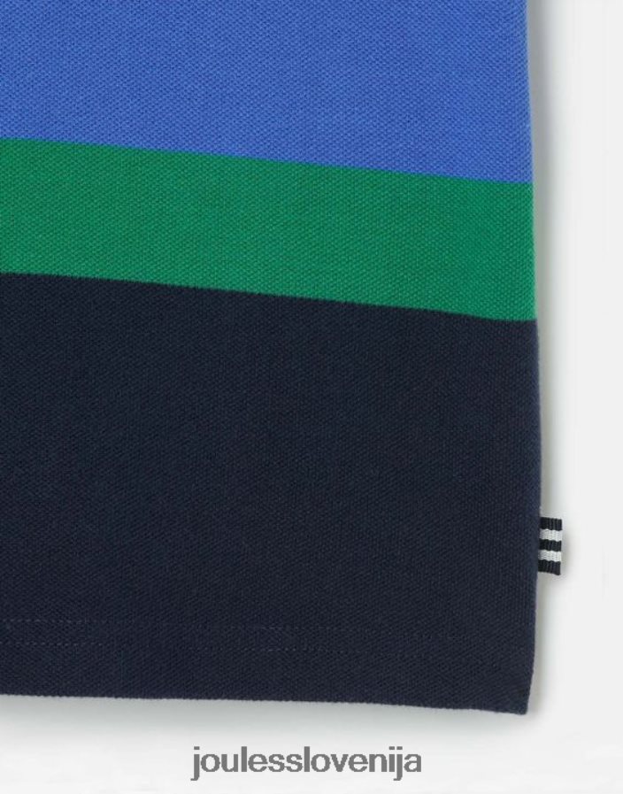 Joules oblačila fantje polo majica s črtami iz lesa 2-12 let NFBJ4H385 modra več črta