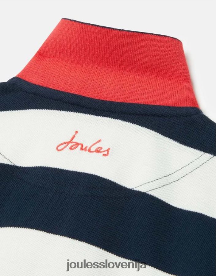 Joules oblačila fantje polo majica s črtami iz lesa 2-12 let NFBJ4H387 francoska mornarska črta
