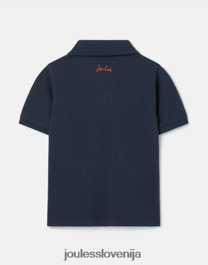 Joules oblačila fantje woody polo majica 2-12 let NFBJ4H372 francoska mornarica