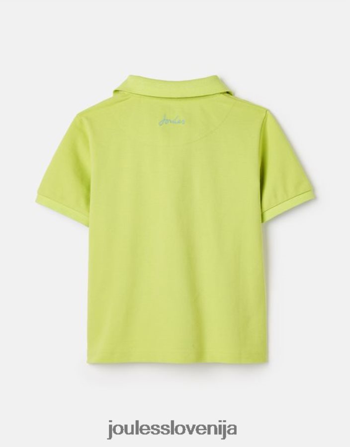 Joules oblačila fantje woody polo majica 2-12 let NFBJ4H375 limeta granita