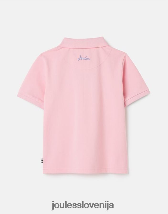 Joules oblačila fantje woody polo majica 2-12 let NFBJ4H378 svetlo roza