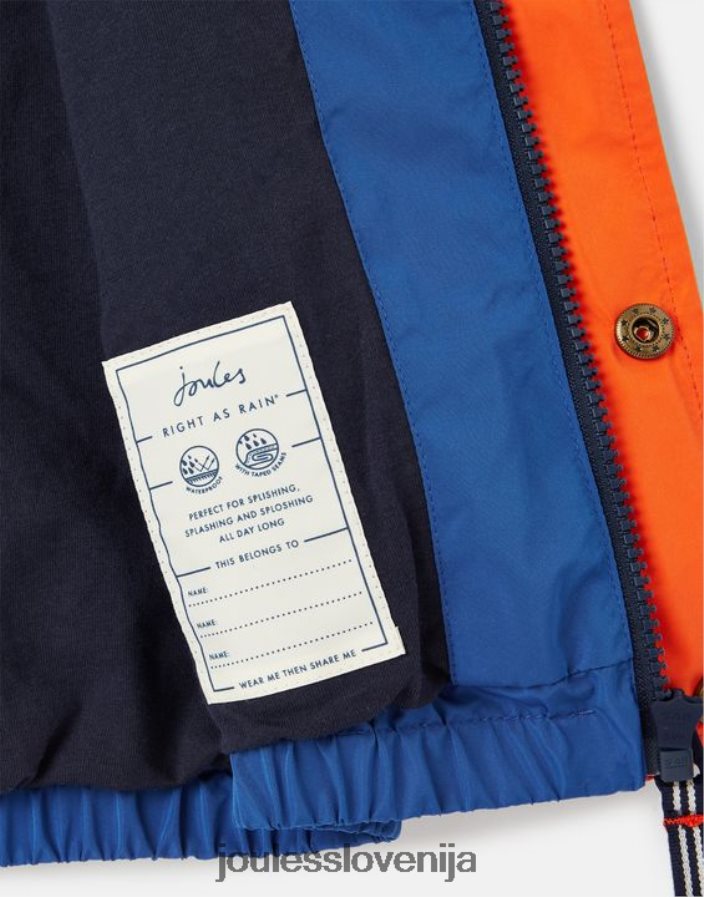 Joules oblačila fantje nepremočljiva jakna sailaway 2-12 let NFBJ4H338 temno modra