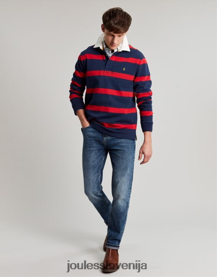 Joules oblačila moški oakham slim fit jeans jeans s 5 žepi NFBJ4H230 srednji pralni denim
