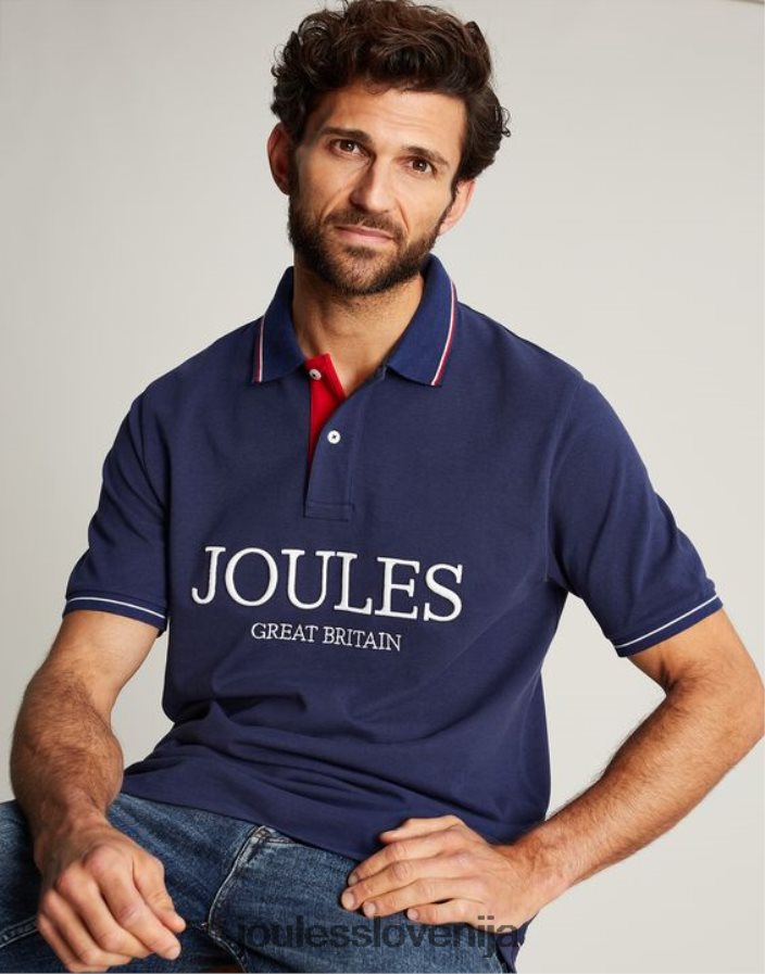 Joules oblačila moški Polo majica NFBJ4H237 temno modra