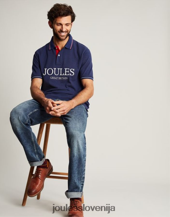 Joules oblačila moški Polo majica NFBJ4H237 temno modra