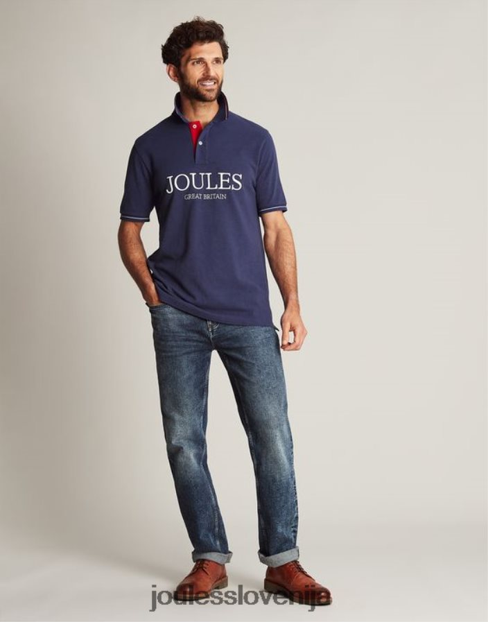 Joules oblačila moški Polo majica NFBJ4H237 temno modra