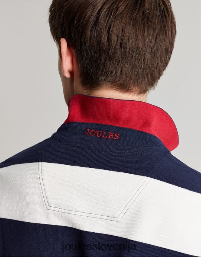 Joules oblačila moški filbert polo majica NFBJ4H165 modro bela črta