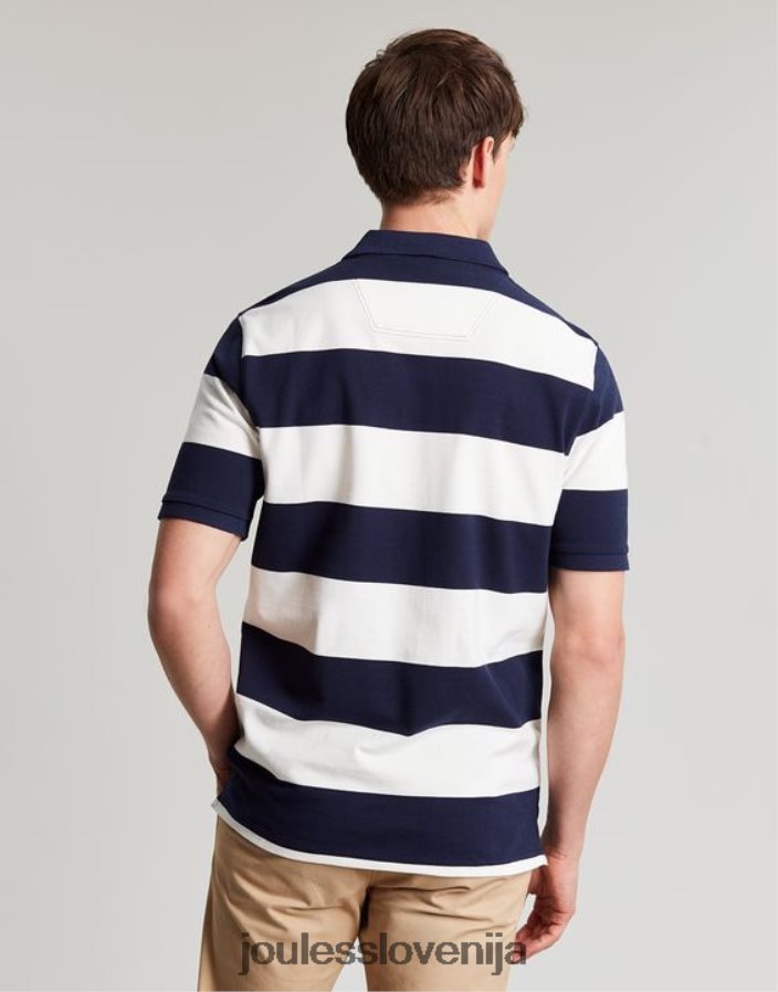 Joules oblačila moški filbert polo majica NFBJ4H165 modro bela črta