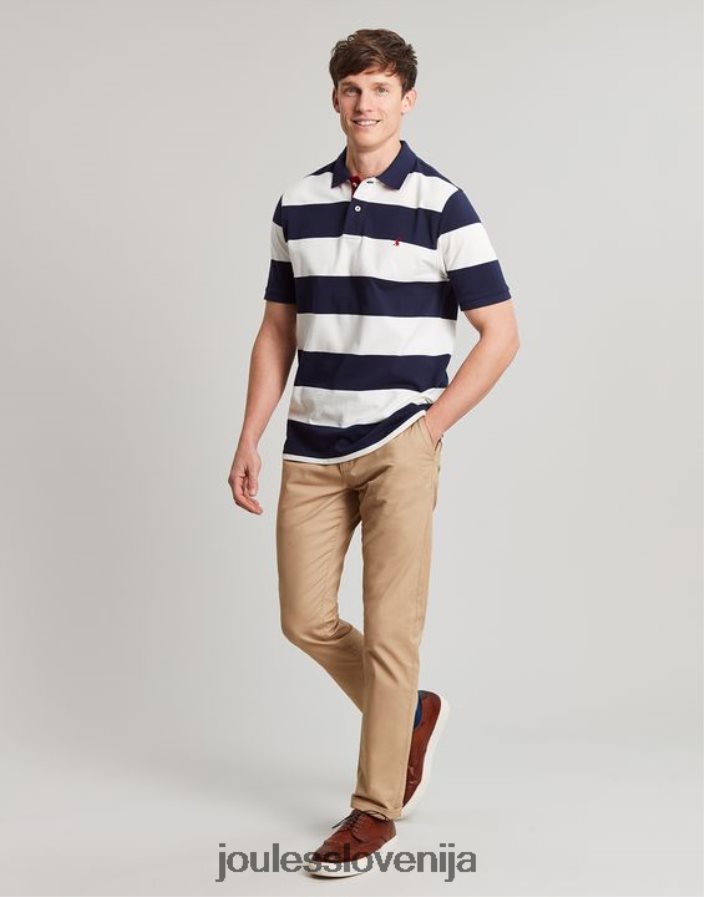Joules oblačila moški filbert polo majica NFBJ4H165 modro bela črta