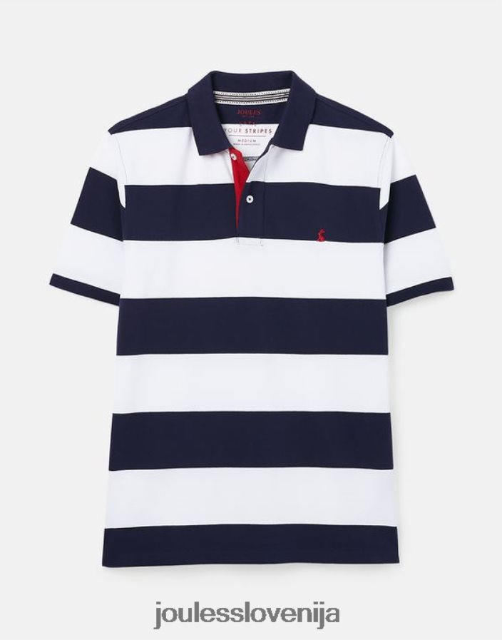 Joules oblačila moški filbert polo majica NFBJ4H165 modro bela črta