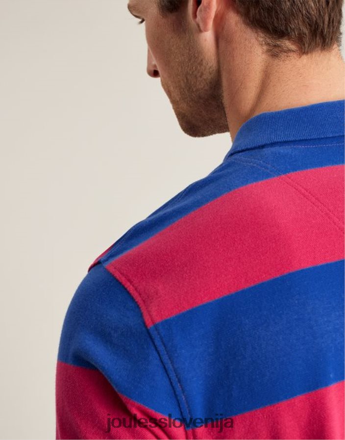 Joules oblačila moški filbert polo majica NFBJ4H204 srednji modri roza trak