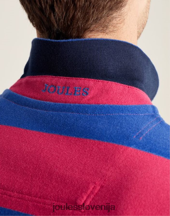 Joules oblačila moški filbert polo majica NFBJ4H204 srednji modri roza trak