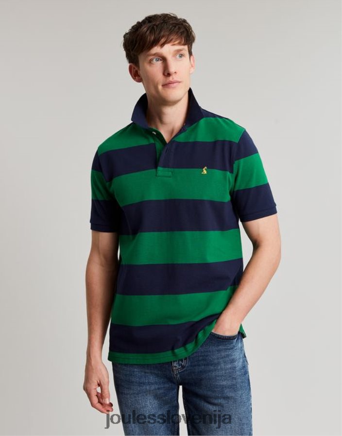 Joules oblačila moški filbert polo majica NFBJ4H218 mornarsko zelena črta