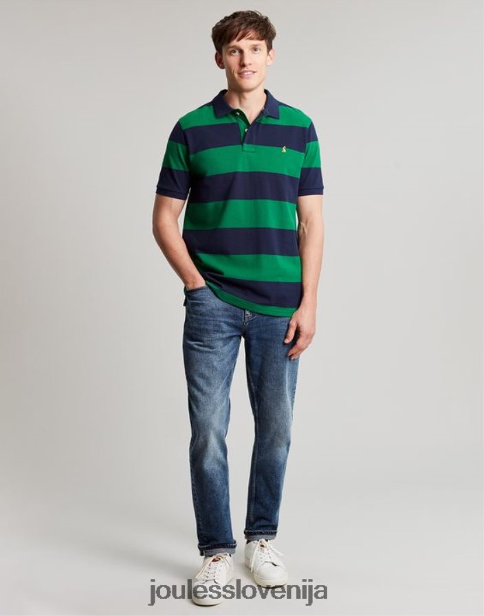 Joules oblačila moški filbert polo majica NFBJ4H218 mornarsko zelena črta